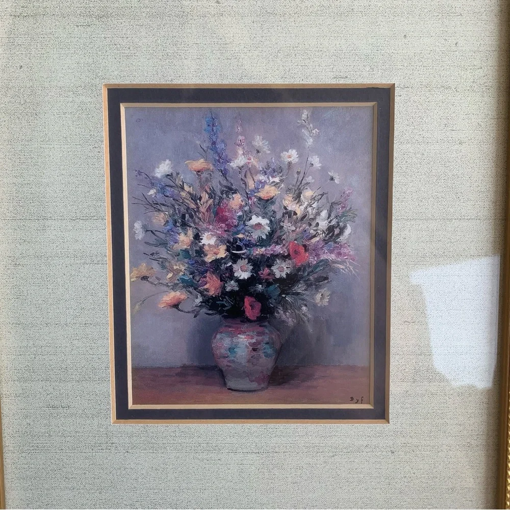 Reprint of “Beautiful Vase of Flowers” France